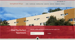 Desktop Screenshot of livespringbrookvillage.com